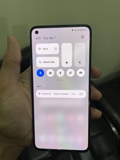 OnePlus 8t totally original just glass beark hn
