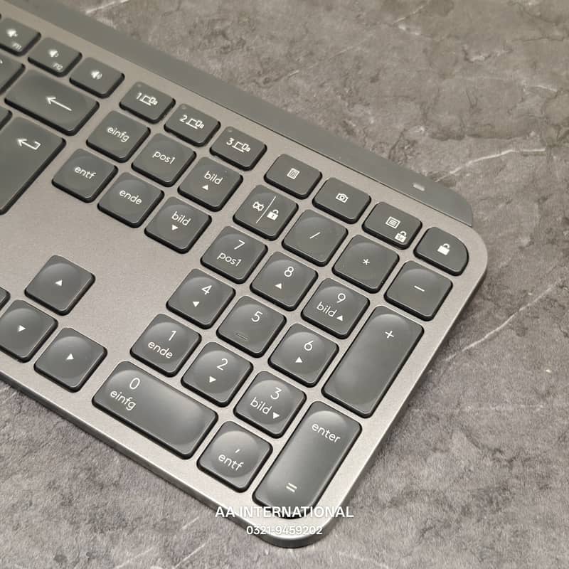 logitech mx keys with numeric multi device wireless keyboard 1