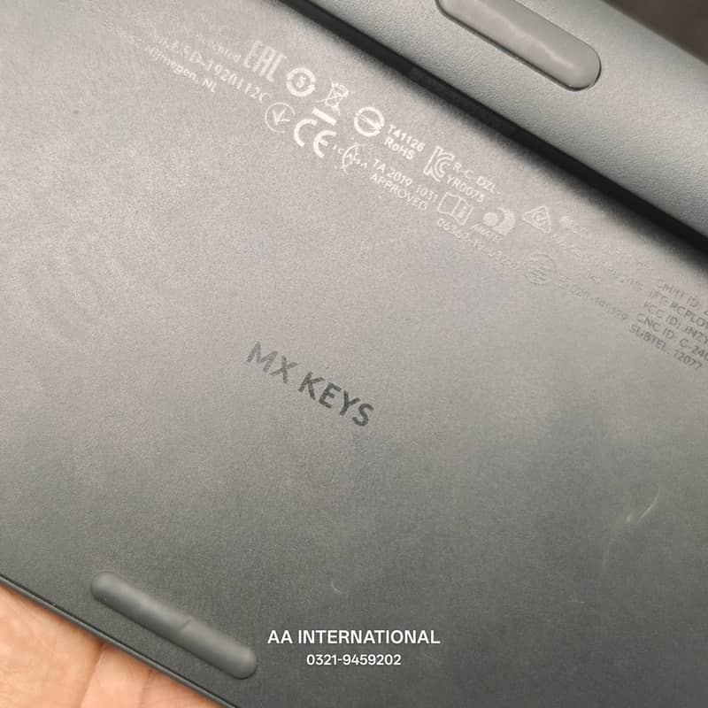 logitech mx keys with numeric multi device wireless keyboard 3