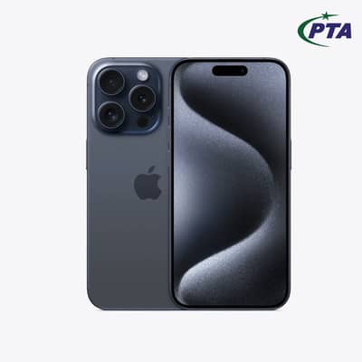 15 Pro Max Blue Colour, PTA, 256GBs