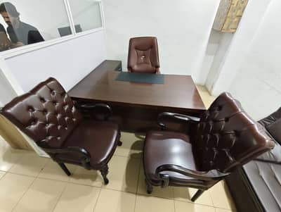  Executive Office Furniture Set for Sale (Boss Table + Chairs)