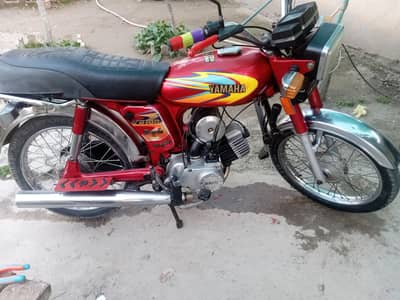 Yamaha yb100 , registration  Peshawar copy letter ok