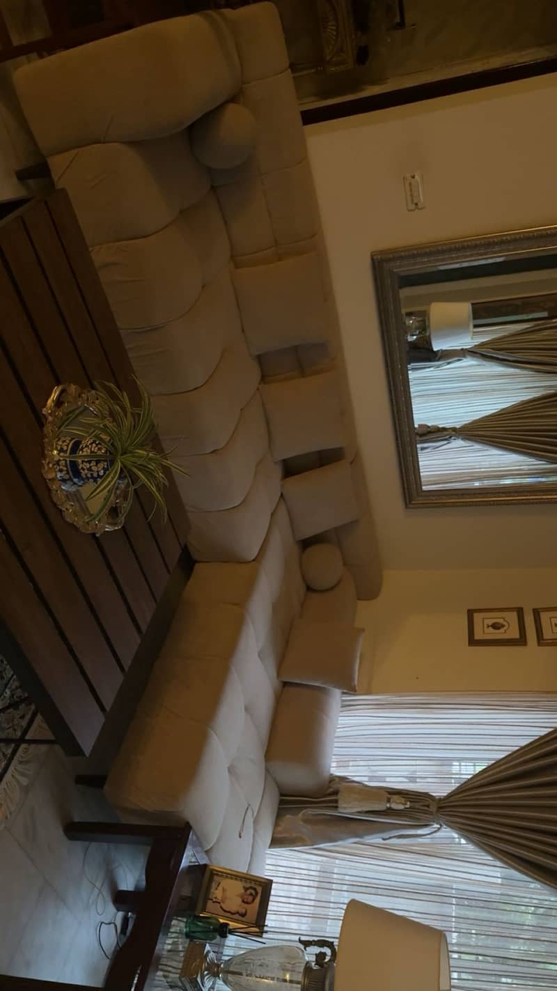 L shape sofa 10/10 condition. 1