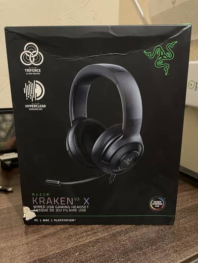 Razer Kraken V3 X RGB 7.1 Surround Sound Gaming Headset Headphone