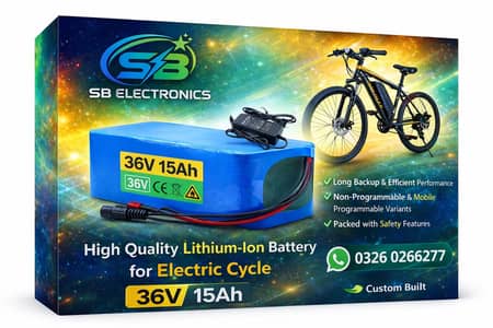 lithium ion 36v/48v | Dc 15A | 20A E cycle