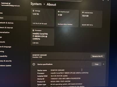Urgent selling Dell precession 7530