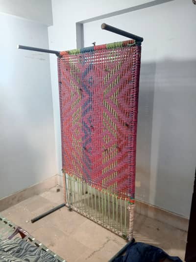 Handmade Metal Frame Charpai – Strong & Stylish (Good Condition)