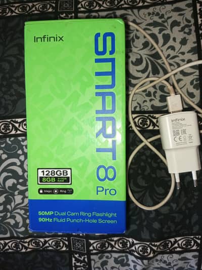 Infinix smart 8 pro All Ok With Box Original Charger No Opan no Rapir