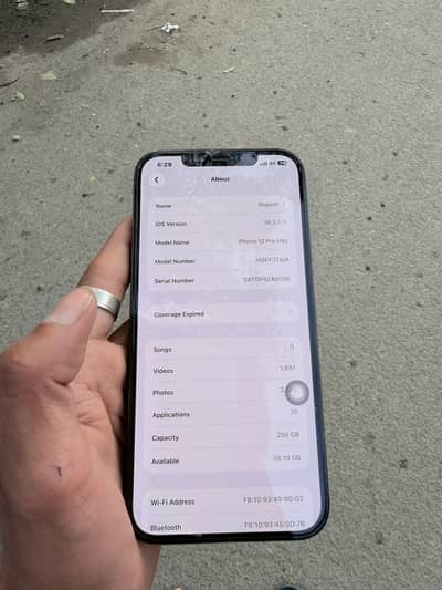 iPhone 12 Pro Max 256GB PTA Approved – Excellent Condition