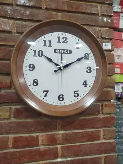 owgi wooden lasani ring matt finish clock