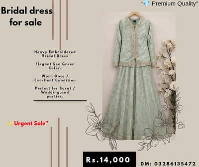 elegent sea green embriderd dresd