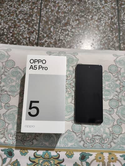 Oppo A5 Pro in 8 month warranty  8 256gb