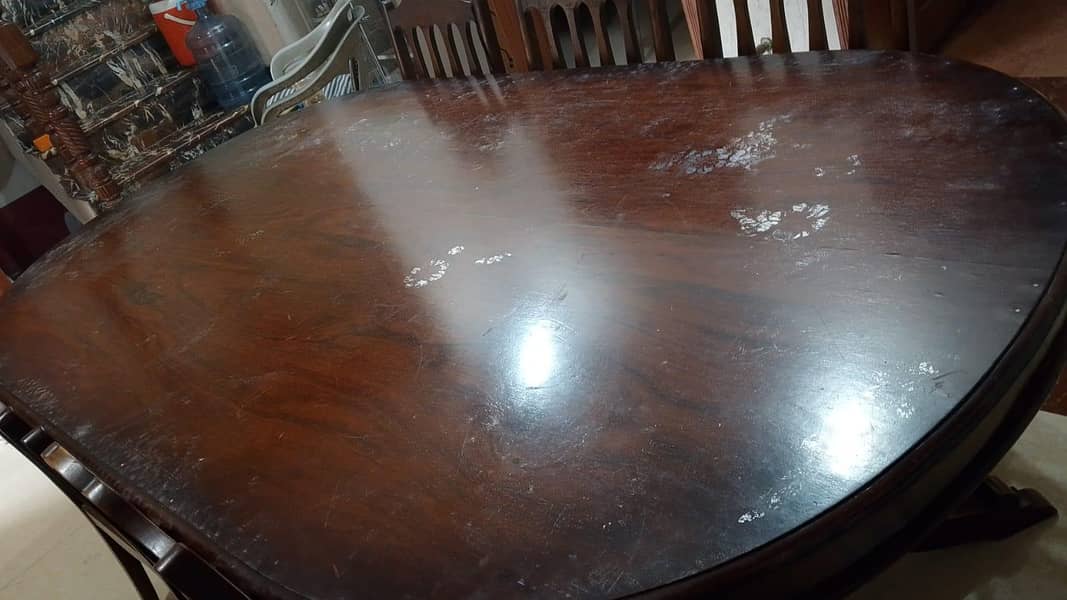 6 Chairs Dining Table Set 0