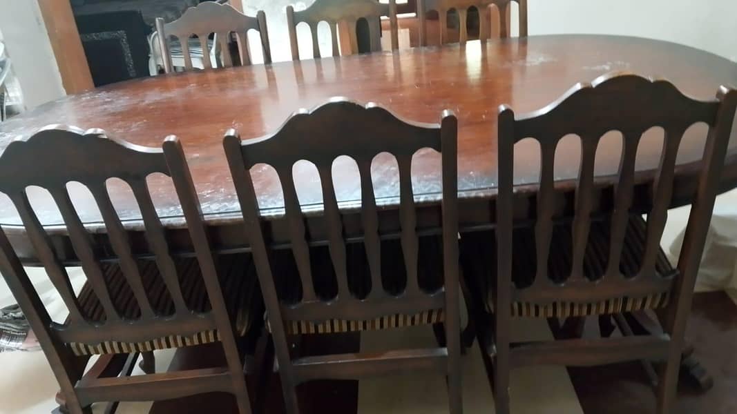 6 Chairs Dining Table Set 3