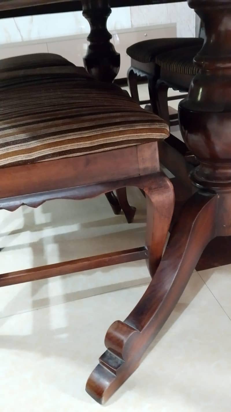 6 Chairs Dining Table Set 4