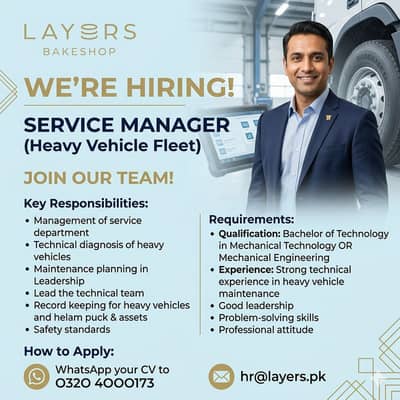 Service Manager Required | Experienced Service Manager Required | Jobs