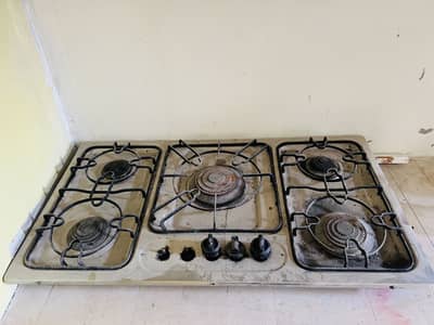 five burner stove all stell stove