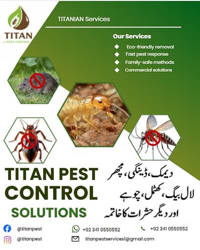 Pest Control, Termite Control, Fumigation Spray, Deemak Control dengu