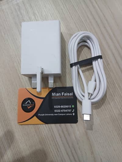 Google 45w charger with cable  % original box pulled