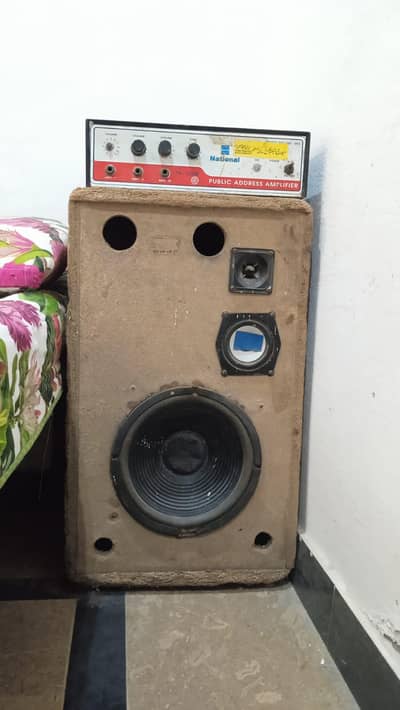 2 Speaker with amplifier