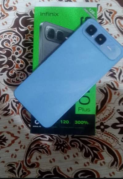 Infinix smart 10 plus 8 128gb 10/10 with Box  warranty 8 month