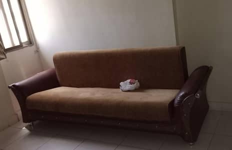 sofa cum bed urgent sale. in good condition
