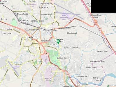 2nd floor,3 bed apartment for sale in Askari II Chaklala,Rawalpindi.