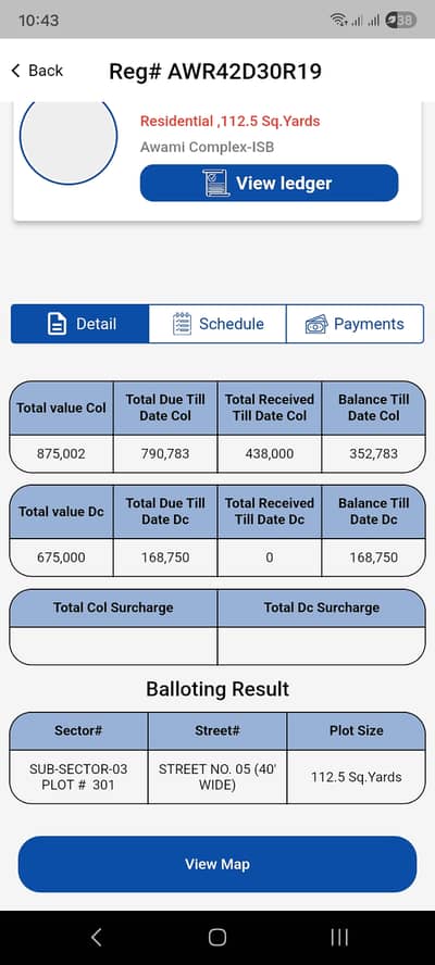 Blue World City Awami Block 4.5 Marla Plot For Sale - Balloted