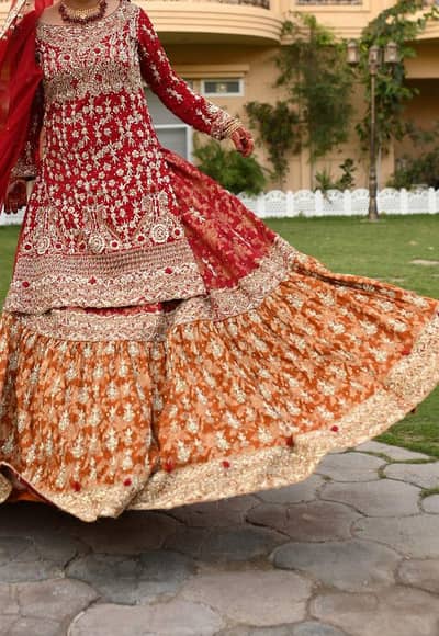 Selling these custom made  baraat and valima dresses