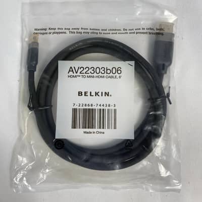 HDMI Belkin AV22303B06 HDMI to Mini HDMI Male to Male Cable