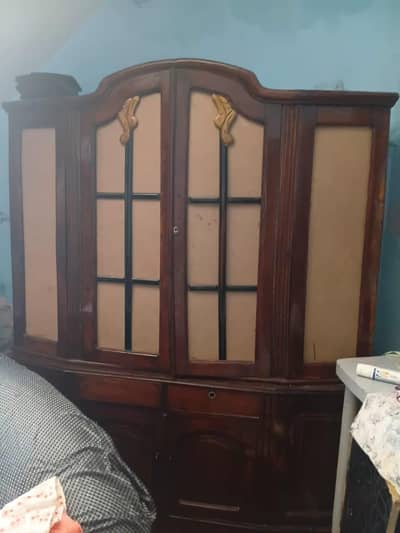 solid wood show case