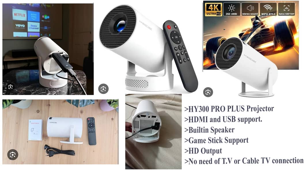 HY300 PRO PLUS PROJECTOR 0
