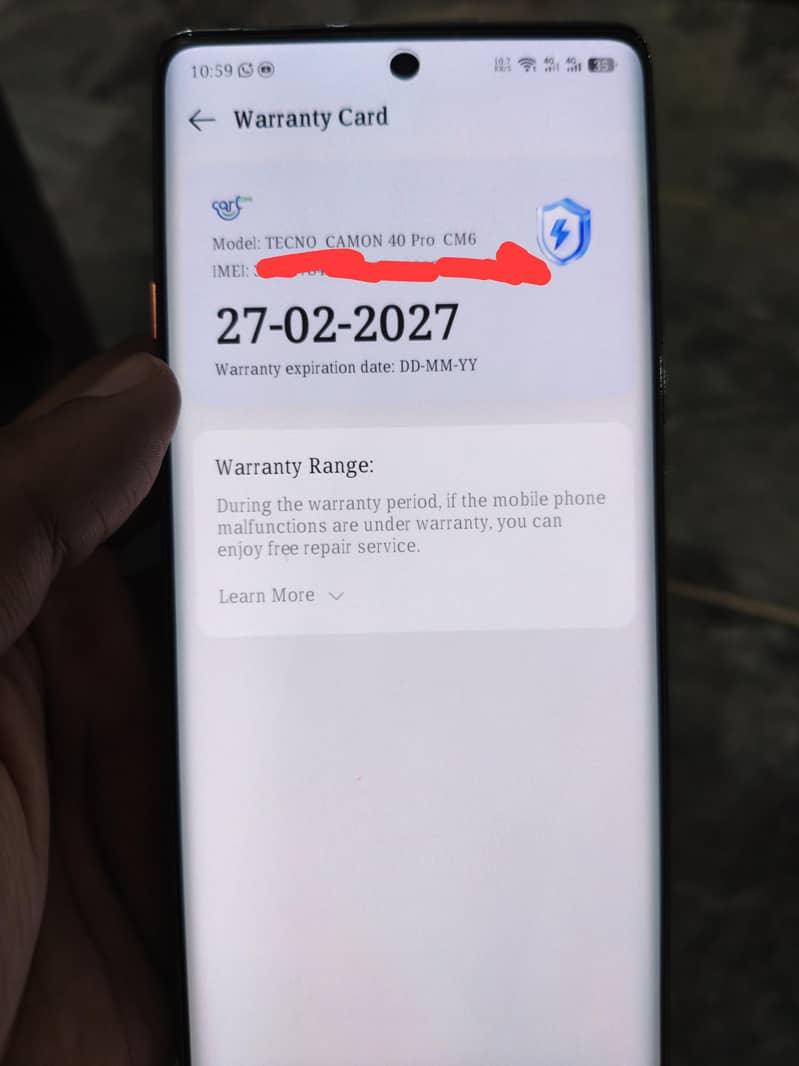 Techno Camon 40 pro 6