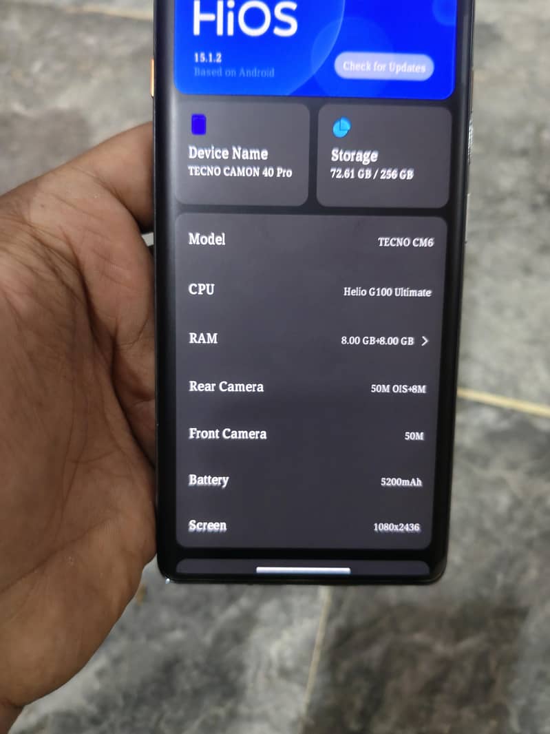 Techno Camon 40 pro 7