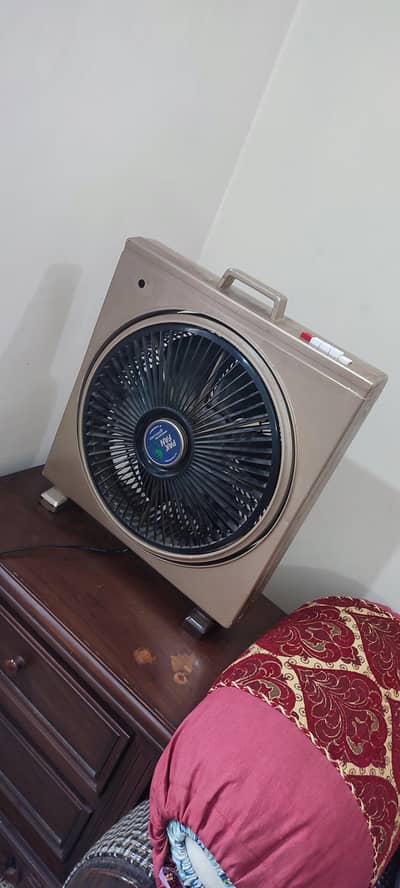pak fan Louvre Box table fan