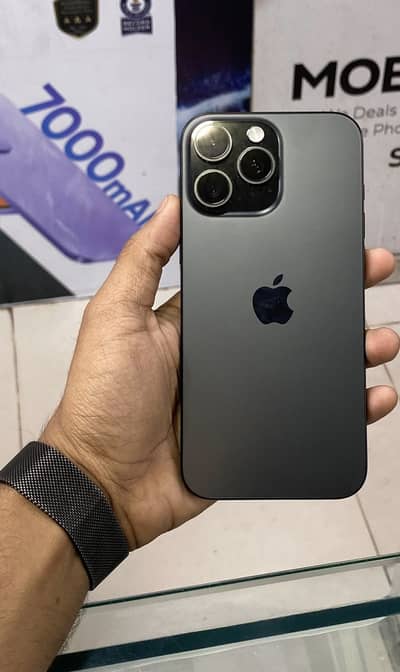 Iphone 16 Pro Max 512GB Black Titanium Under Apple warranty 100 Health