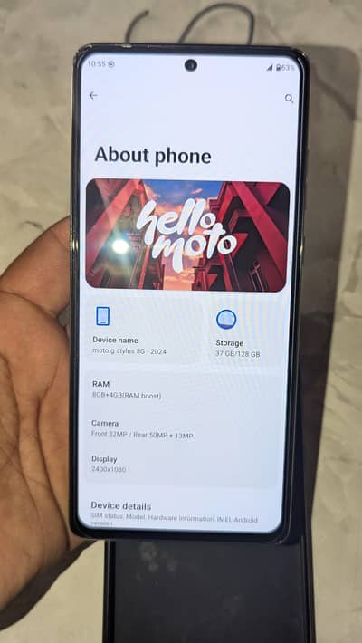 Moto g stylus 5g 2024 PTA approved  10by10