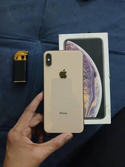 I Phone Xs Max Gold Pta Approved 256 GB With Box