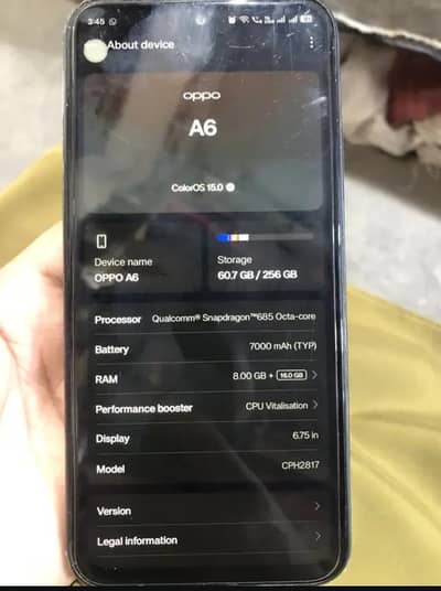 OPPO A6 (8GB. 256GB)