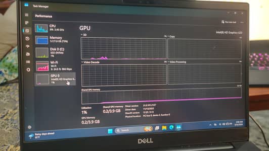 Dell latitude 7390 i5 7th gen 8gb ddr4 256gb nvme