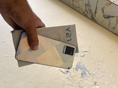 vivo Y 21 A 4/64 with box Fingers Ringer All okay