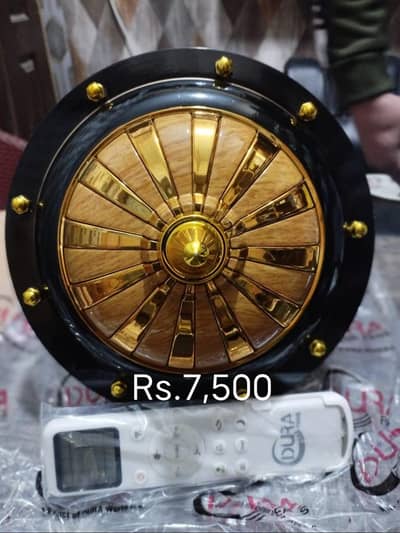 Premium Ceiling Fan AC/DC – 99% Copper Winding with Remote