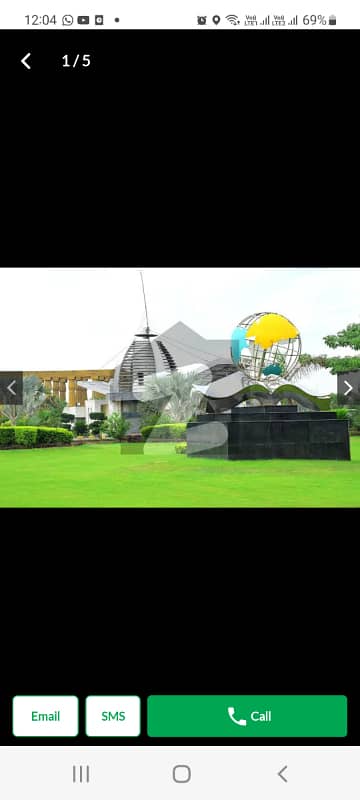 5Marla Plot available for sale in Bahria EMC Society Lahore