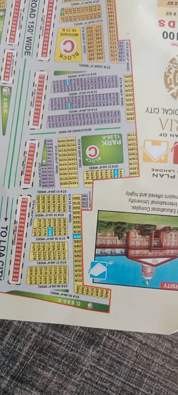 10 Marla Plot available for sale in Bahria EMC Society Lahore