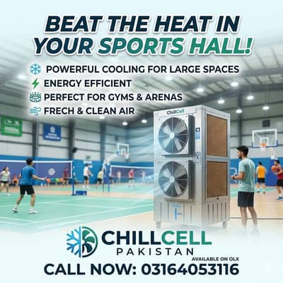 Duct Evaporative Air Cooler & Chiller/ Sports Halls / Ducting Ducts