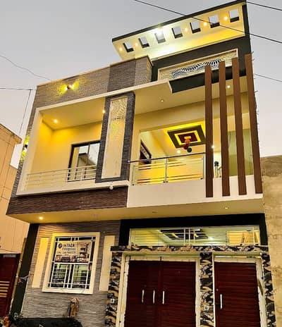 30 Feet Road Facing Most Reasonable Chance Deal 120 Square Yards West Open Double Storey Leased House