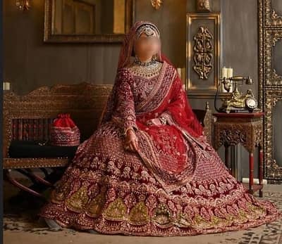 Barat Wedding Dress One Time Use