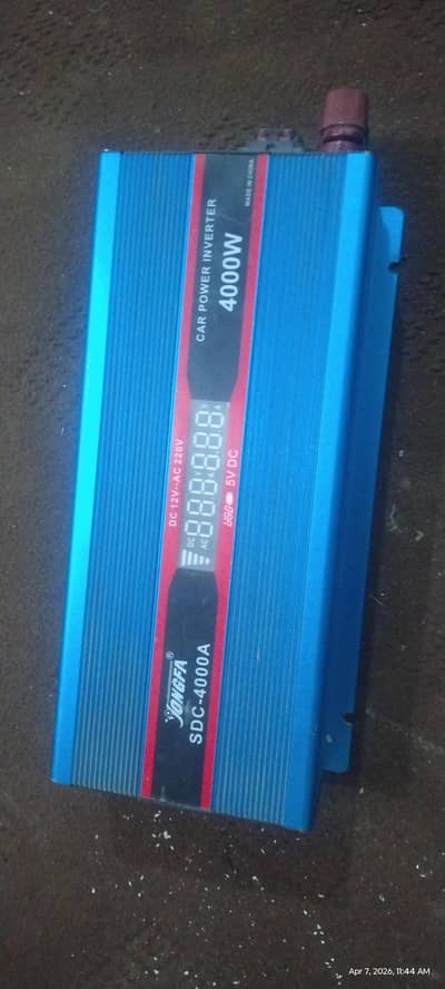 12 volt jongfa car inverter 4000watt