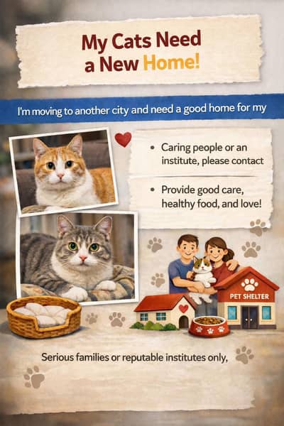 Adorable Cat Looking for a Loving Home! 