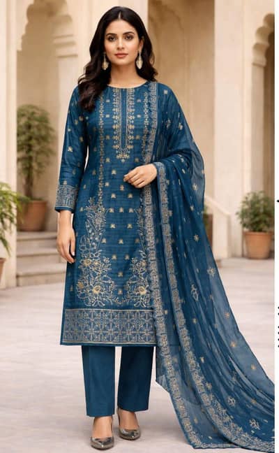 women's doria lawn stitched suits